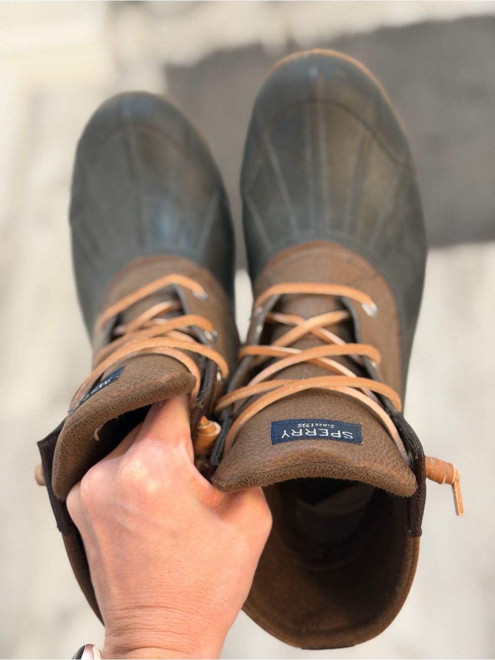 Sperry Duck Boots size 7.5 - Picture 4 of 7